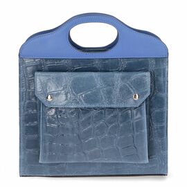 Придбати Кожаная сумка Italian Bags Деловая Сумка Italian Bags 11100_blue Кожаная Синий, image , характеристики, відгуки