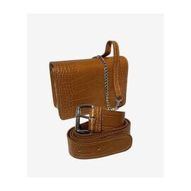 Купить - Кожаная сумка Italian Bags Клатч Italian Bags 11487_cuoio Кожаный Светло-коричневый, фото , характеристики, отзывы