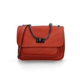 Купить - Кожаная сумка Italian Bags Клатч Italian Bags 11694_papaya Кожаный Оранжевый, фото , характеристики, отзывы
