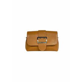 Купить Кожаная сумка Italian Bags Клатч Italian Bags 11696_cuoio Кожаный Светло-коричневый, фото , характеристики, отзывы