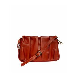 Придбати Кожаная сумка Italian Bags Клатч Italian Bags 11699_orange Кожаный Оранжевый, image , характеристики, відгуки