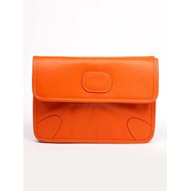 Придбати Шкіряна сумка Italian Bags Клатч Italian Bags 11725_orange Шкіряний Помаранчевий, image , характеристики, відгуки
