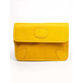 Купить Кожаная сумка Italian Bags Клатч Italian Bags 11725_yellow Кожаный Желтый, фото , характеристики, отзывы