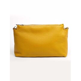 Купить - Кожаная сумка Italian Bags Клатч Italian Bags 11751_senape Кожаный Желтый, фото , характеристики, отзывы