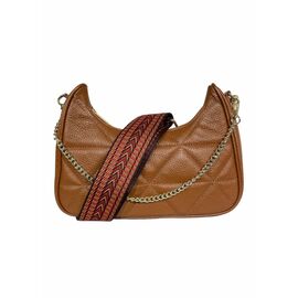 Купить - Кожаная сумка Italian Bags Клатч Italian Bags 11816_cuoio Кожаный Светло-коричневый, фото , характеристики, отзывы