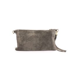 Придбати - Кожаная сумка Genuine Leather Клатч Genuine Leather 1253_gray Кожаный Серый, image , характеристики, відгуки