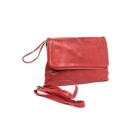 Придбати - Кожаная сумка Genuine Leather Клатч Genuine Leather 1407_red Кожаный Красный, image , характеристики, відгуки