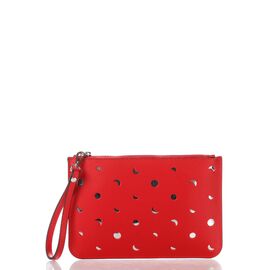 Купить - Итальянский женский кожаный клатч 1536_red кожаный Красный, фото , характеристики, отзывы