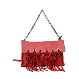 Купить - Кожаная сумка Italian Bags Клатч Italian Bags 1810_red Кожаный Красный, фото , характеристики, отзывы