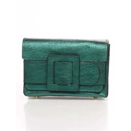 Купить - Итальянский женский кожаный клатч 1812_green кожаный зеленый, фото , характеристики, отзывы