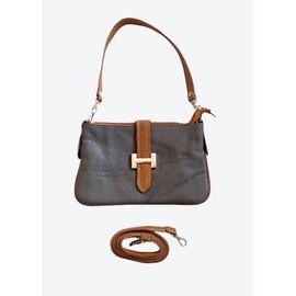 Придбати Шкіряна сумка Italian Bags Клатч Italian Bags 3361_brown_cuoio Шкіряний Коричневий, image , характеристики, відгуки