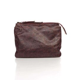 Купить - Кожаная сумка Genuine Leather Клатч Genuine Leather 6564_bordo Кожаный Бордовый, фото , характеристики, отзывы