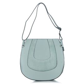 Придбати Шкіряна жіноча сумка зелена Belluno, image , характеристики, відгуки