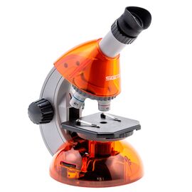 Купить - Микроскоп SIGETA MIXI 40x-640x ORANGE (с адаптером для смартфона), фото , характеристики, отзывы