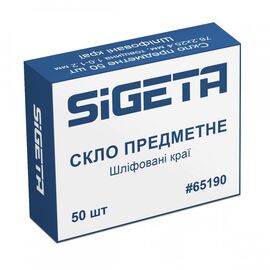 Купить Предметне скло SIGETA шліфовані краї (50 шт.), фото , характеристики, отзывы
