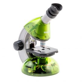Придбати Мікроскоп SIGETA MIXI 40x-640x GREEN (з адаптером для смартфона), image , характеристики, відгуки