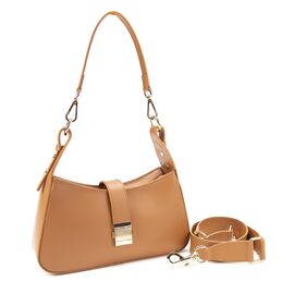 Купить - Стильная женская полукруглая сумка с широким ремнем Firenze Italy F-IT-1016C, фото , характеристики, отзывы