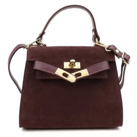 Придбати Небольшая классическая замшевая сумочка Firenze Italy F-IT-98667BO, image , характеристики, відгуки