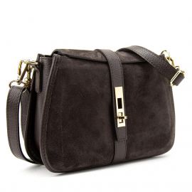 Купить Женское замшевое кроссбоди на застежке Firenze Italy F-IT-9895DB, фото , характеристики, отзывы