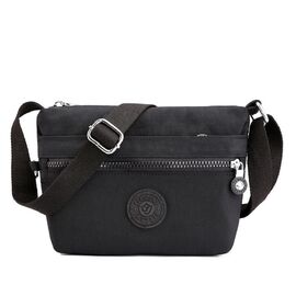 Придбати Маленькая текстильная черная сумка через плечо Confident WT-5058A, image , характеристики, відгуки