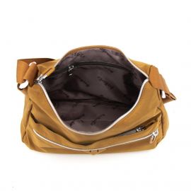 Придбати Женский коричневый тканевый мессенджер Confident WT1-206C, image , характеристики, відгуки