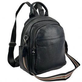 Придбати Женский кожаный черный рюкзак Olivia Leather F-FL-NWBP27-8061A, image , характеристики, відгуки