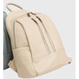 Придбати Женский кожаный рюкзак бежевого цвета Firenze Italy F-IT-5553B, image , характеристики, відгуки