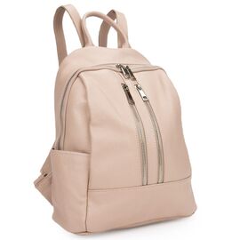 Придбати Женский кожаный рюкзак пудрового цвета Firenze Italy F-IT-5553P, image , характеристики, відгуки