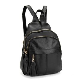 Придбати Женский кожаный черный рюкзак Riche NM20-W1032A, image , характеристики, відгуки