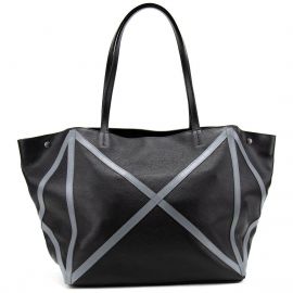 Купить Женский кожаный шоппер с акцентными серыми швамиTavinchi CH-4835AG-FL, фото , характеристики, отзывы