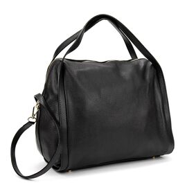 Придбати Удобная мягкая кожаная черная сумка Firenze Italy F-IT-1041A, image , характеристики, відгуки
