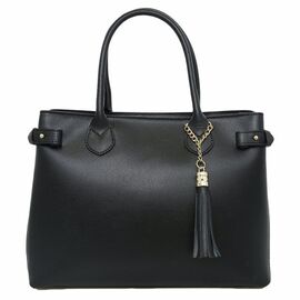 Придбати Классическая женская черная кожаная сумка Firenze Italy F-IT-7611A, image , характеристики, відгуки