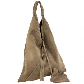 Купить Сумка-шоппер коричневая замшевая большая Firenze Italy F-IT-7625C-D, фото , характеристики, отзывы