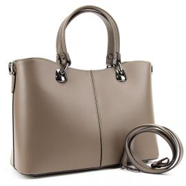 Купить Темно-бежевая кожаная женская сумка средних размеров Firenze Italy F-IT-7627DB, фото , характеристики, отзывы