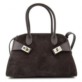 Купить Сумка женская классическая небольшая замшевая Firenze Italy F-IT-7688-1DB-S, фото , характеристики, отзывы