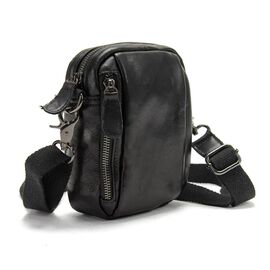 Придбати Мини-сумка через плече кожанная мужская Tiding Bag M39-6072A, image , характеристики, відгуки
