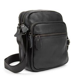Купить - Кожаный небольшой мессенджер на два отделения Tiding Bag M56-2004A, фото , характеристики, отзывы