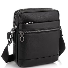 Придбати - Чоловіча сумка через плече в зернистої шкірі Tiding Bag NM29-88078A, image , характеристики, відгуки