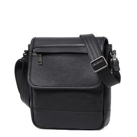 Придбати Мужской кожаный мессенджер с клапаном Tiding Bag S-JMD10-7008A, image , характеристики, відгуки