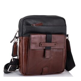 Придбати Мужская кожаная сумка через плечо Tiding Bag t0037, image , характеристики, відгуки