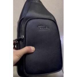 Купить Мужской кожаный черный слинг на плечо Tavinchi TV-SM8-681A-1, фото , характеристики, отзывы