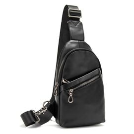 Купить Сумка-слинг черная мужская Tiding Bag 10031A, фото , характеристики, отзывы