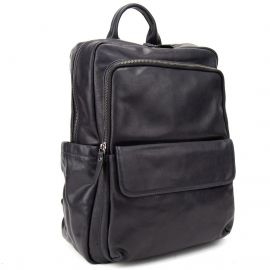 Купить Мужской кожаный рюкзак темно-синий Tiding Bag 2086BL, фото , характеристики, отзывы