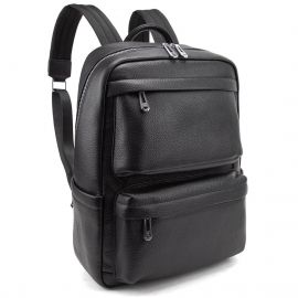 Придбати Мужской кожаный рюкзак черный Tiding Bag A25F-210727A, image , характеристики, відгуки