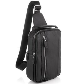 Купить Мужской кожаный слинг на одно плечо черный Tiding Bag A25F-693A, фото , характеристики, отзывы