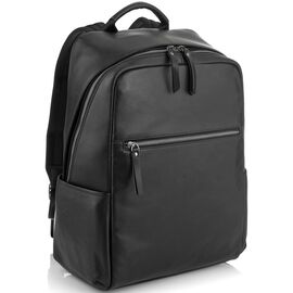 Придбати Чорний стильний шкіряний чоловічий рюкзак Tiding Bag NM29-2679BA, image , характеристики, відгуки