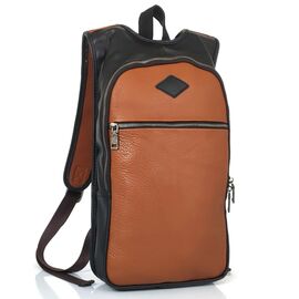 Придбати Кожаный коричневый рюкзак Tiding Bag S-JMD10-0006C, image , характеристики, відгуки