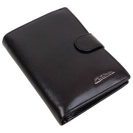 Купить Вертикальне чоловіче шкіряне портмоне із застібкою Giorgio Ferretti чорне, фото , характеристики, отзывы