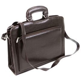 Купить - Женский портфель из эко кожи Jurom Польша 0-35-112 коричневый, фото , характеристики, отзывы