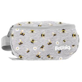 Купить - Поясная, набедренная сумка, бананка Paso серая с пчелками, фото , характеристики, отзывы